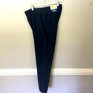 Soft Surroundings Plus Size 1X, Pull On, Stretch Waist, Straight Leg Jeans